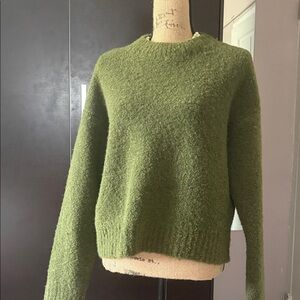 English Factory Moss Green Women's Sweater